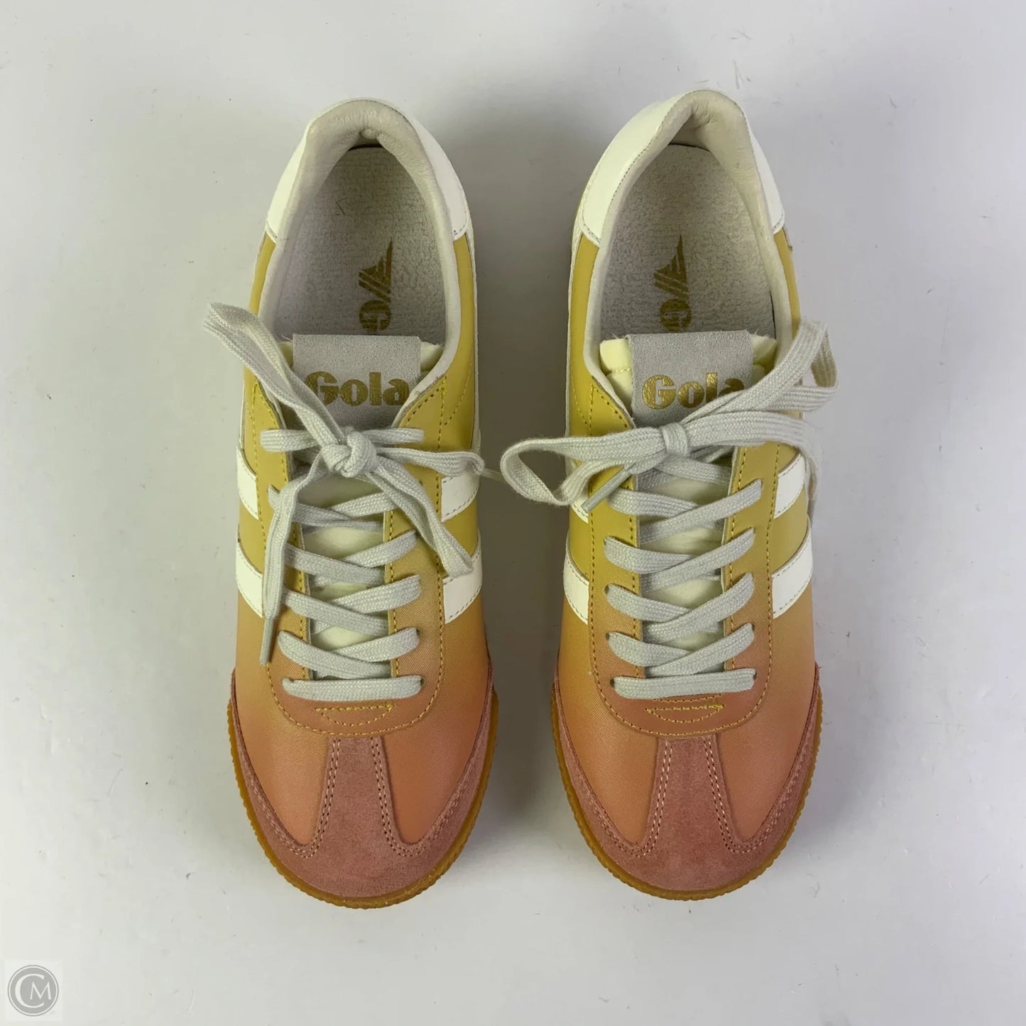 Shoes Sneakers By Gola In Pink & Yellow, Size: 8