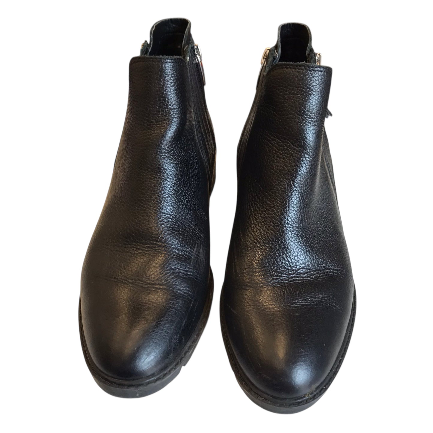 Boots Ankle Flats By Marc Fisher In Black, Size:7