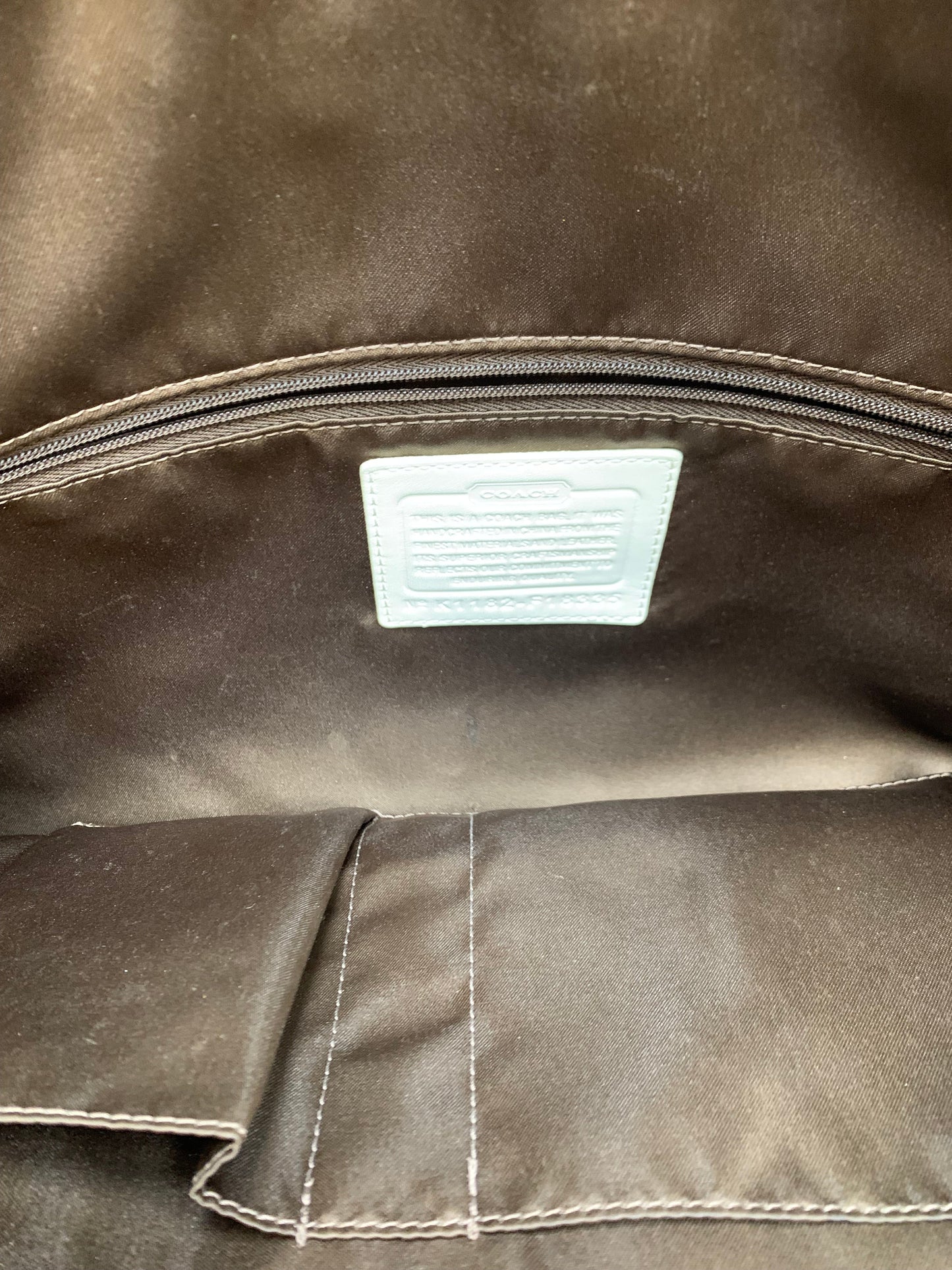 Handbag Coach, Size Large