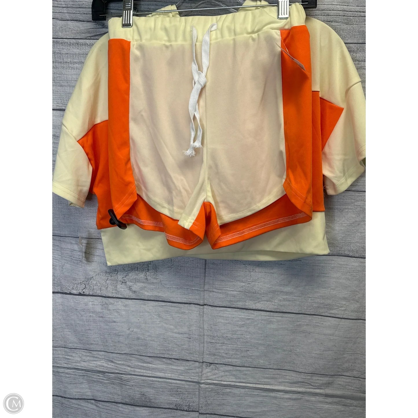 Athletic Shorts 2pc By Clothes Mentor In Orange, Size: S