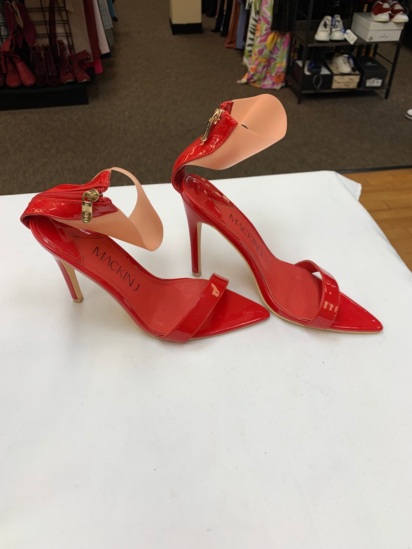 Shoes Heels Stiletto By Clothes Mentor In Red, Size: 9