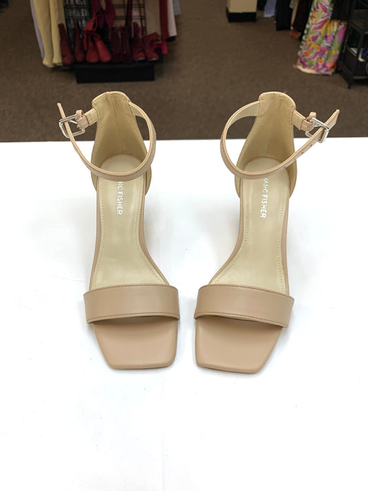 Sandals Heels Kitten By Marc Fisher In Tan, Size: 6