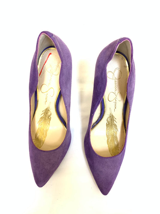 Shoes Heels Stiletto By Jessica Simpson In Purple, Size: 7