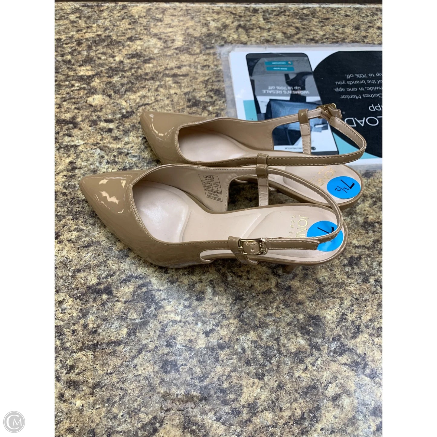 Shoes Heels Kitten By Jones New York In Tan, Size: 7.5