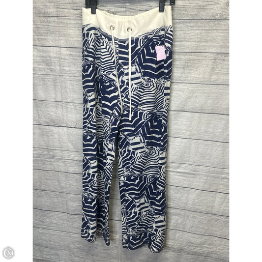 Pants Designer By Lilly Pulitzer In Blue & White, Size: S