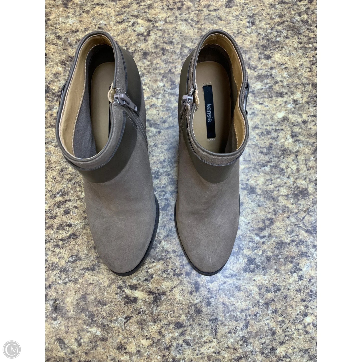 Boots Mid-calf Heels By Kensie In Taupe, Size: 8