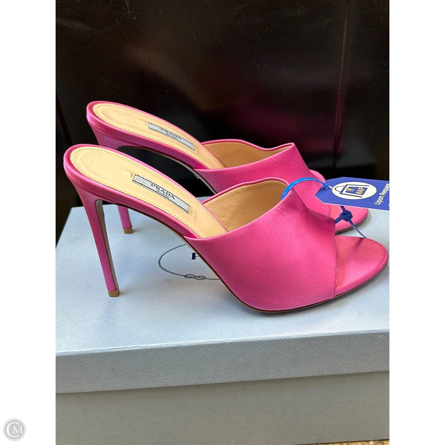 Shoes Luxury Designer By Prada In Pink, Size: 11