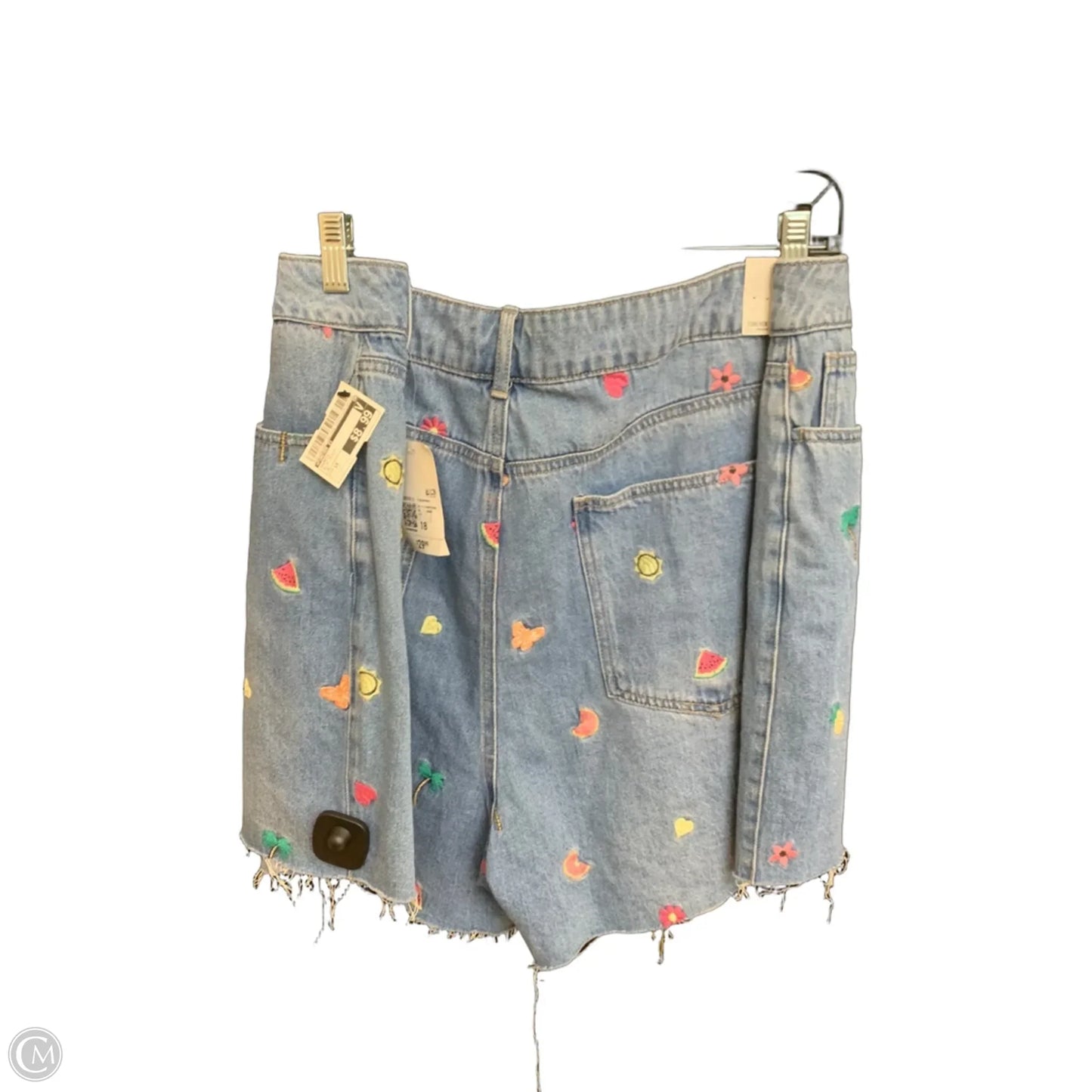 Shorts By Forever 21 In Blue Denim, Size: 18