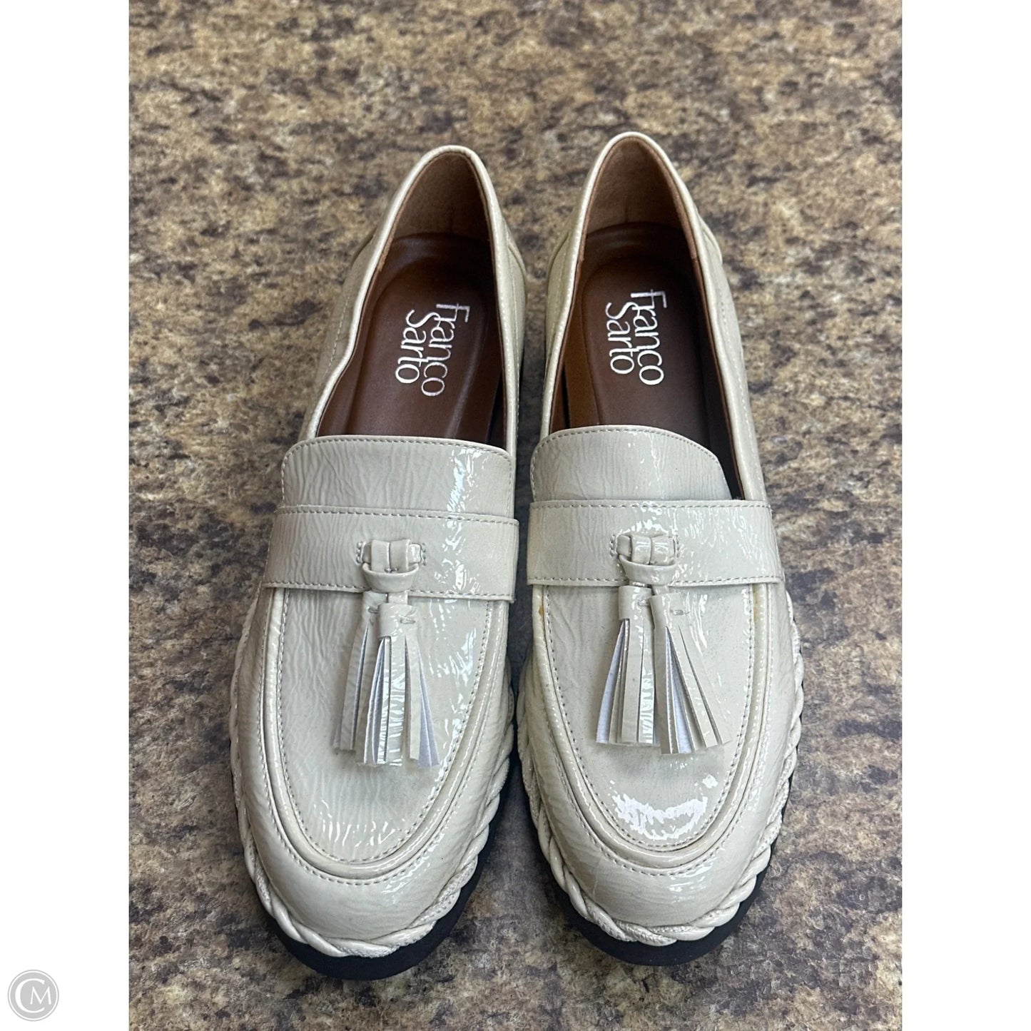 Shoes Flats By Franco Sarto In Cream, Size: 8