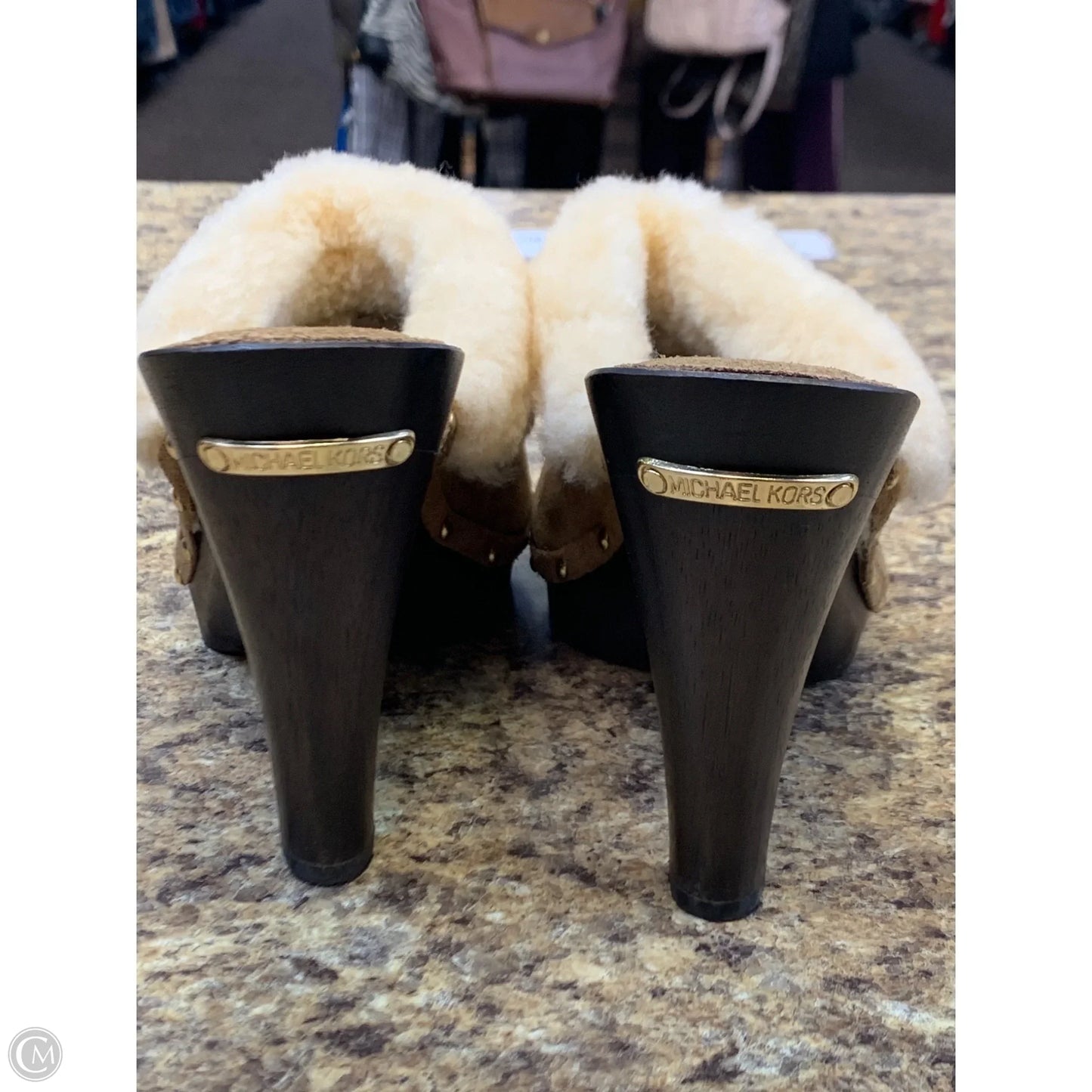 Shoes Heels Stiletto By Michael By Michael Kors In Tan, Size: 8.5