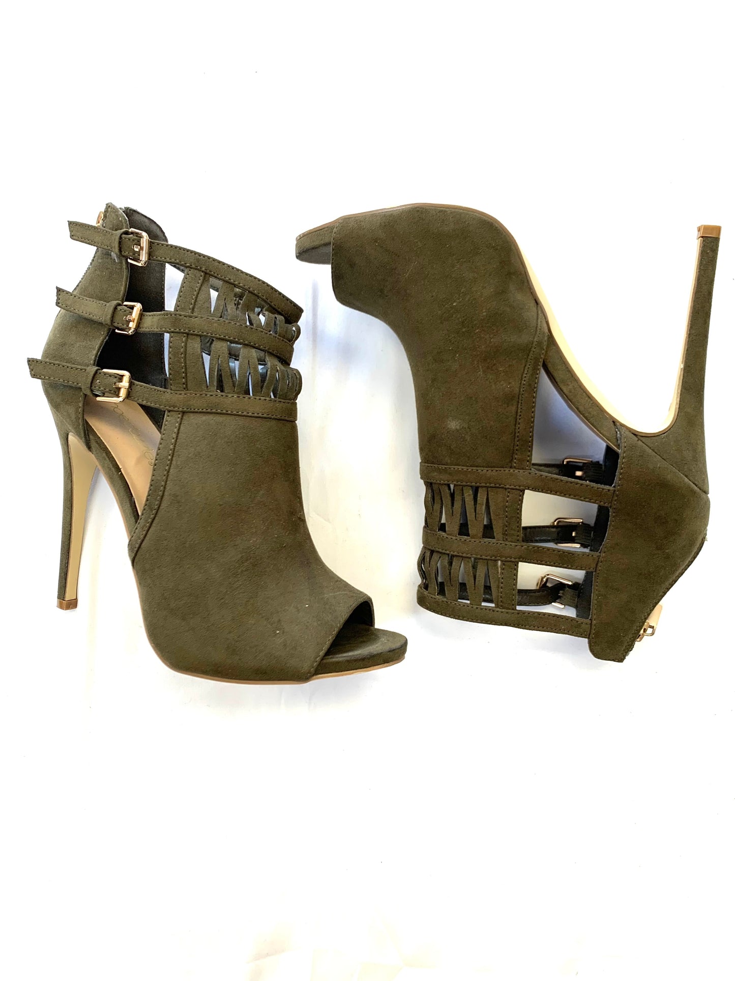 Shoes Heels Stiletto By Shoedazzle In Green, Size: 9