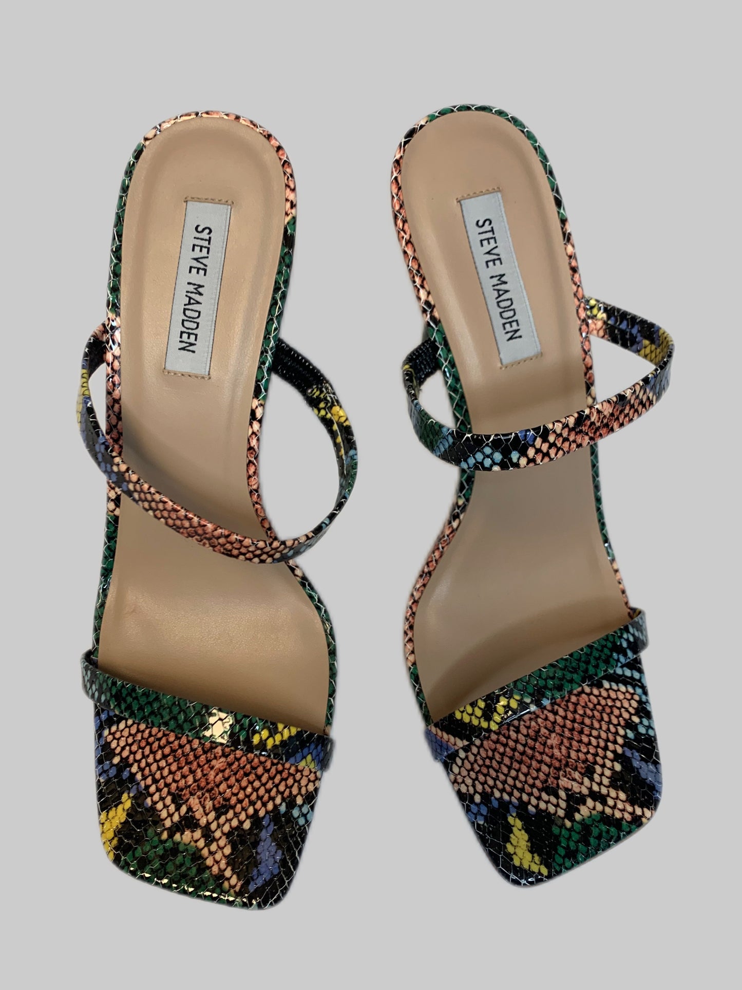 Shoes Heels Stiletto By Steve Madden In Multi-colored, Size: 11