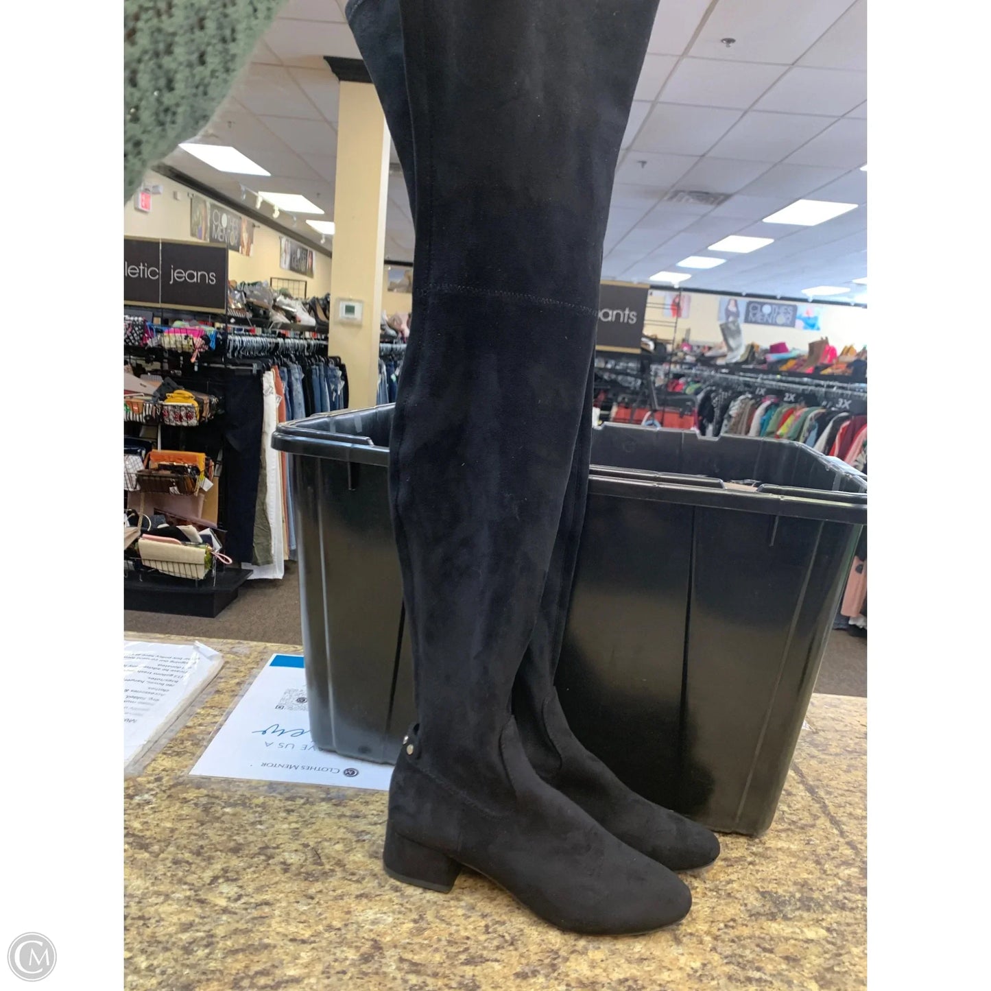 Boots Knee Flats By Dolce Vita In Black, Size: 6