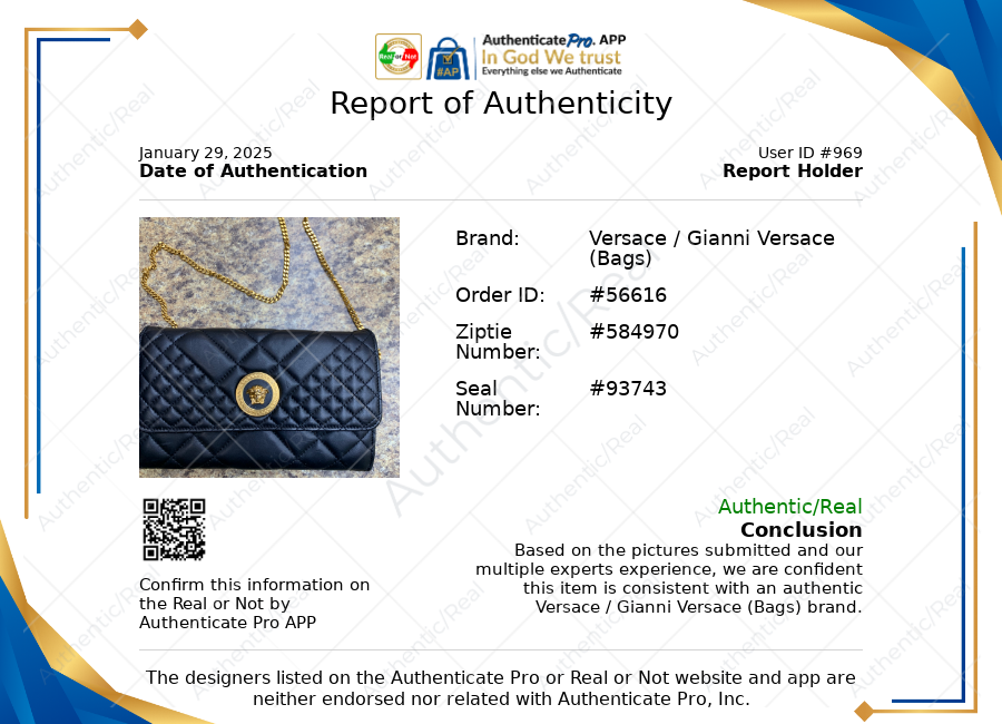 Crossbody Luxury Designer By Versace, Size: Medium