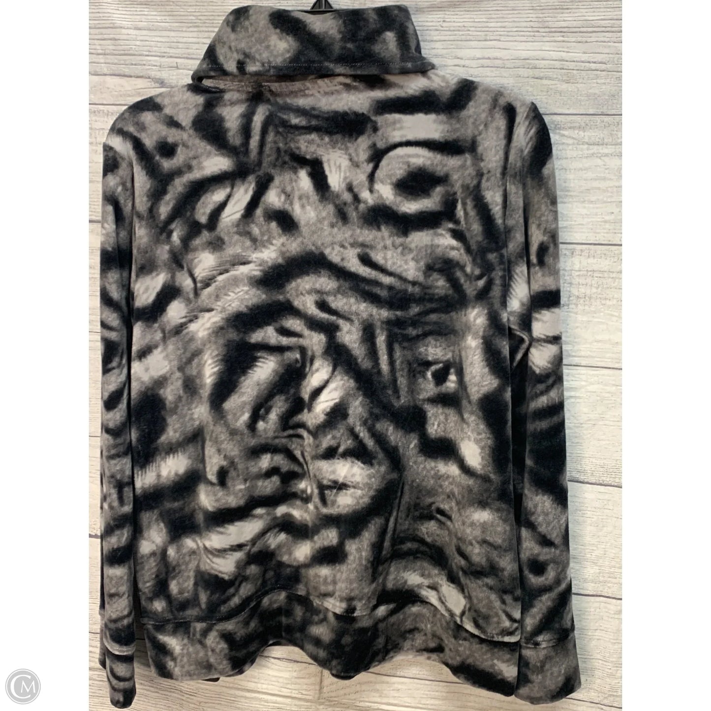 Jacket Other By Style And Company In Black & Grey, Size: Mp