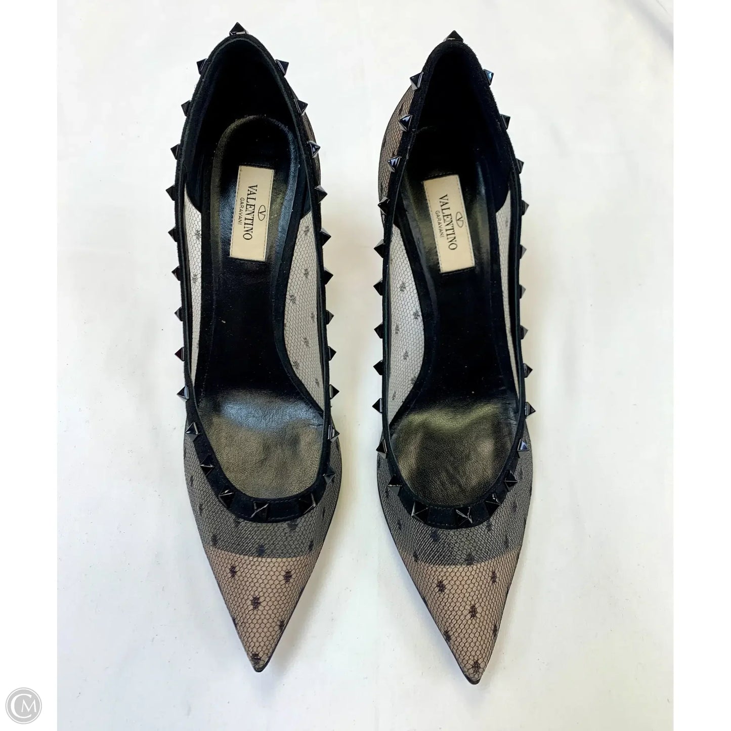 Shoes Luxury Designer By Valentino-garavani In Black & Tan, Size: 12