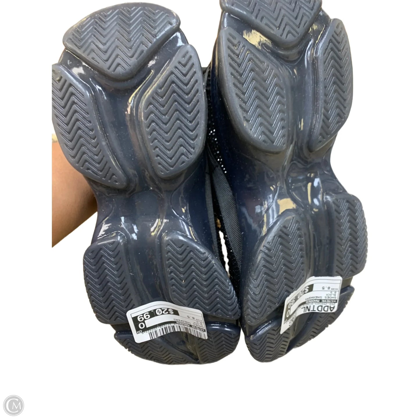 Shoes Sneakers By Steve Madden In Black, Size: 8.5