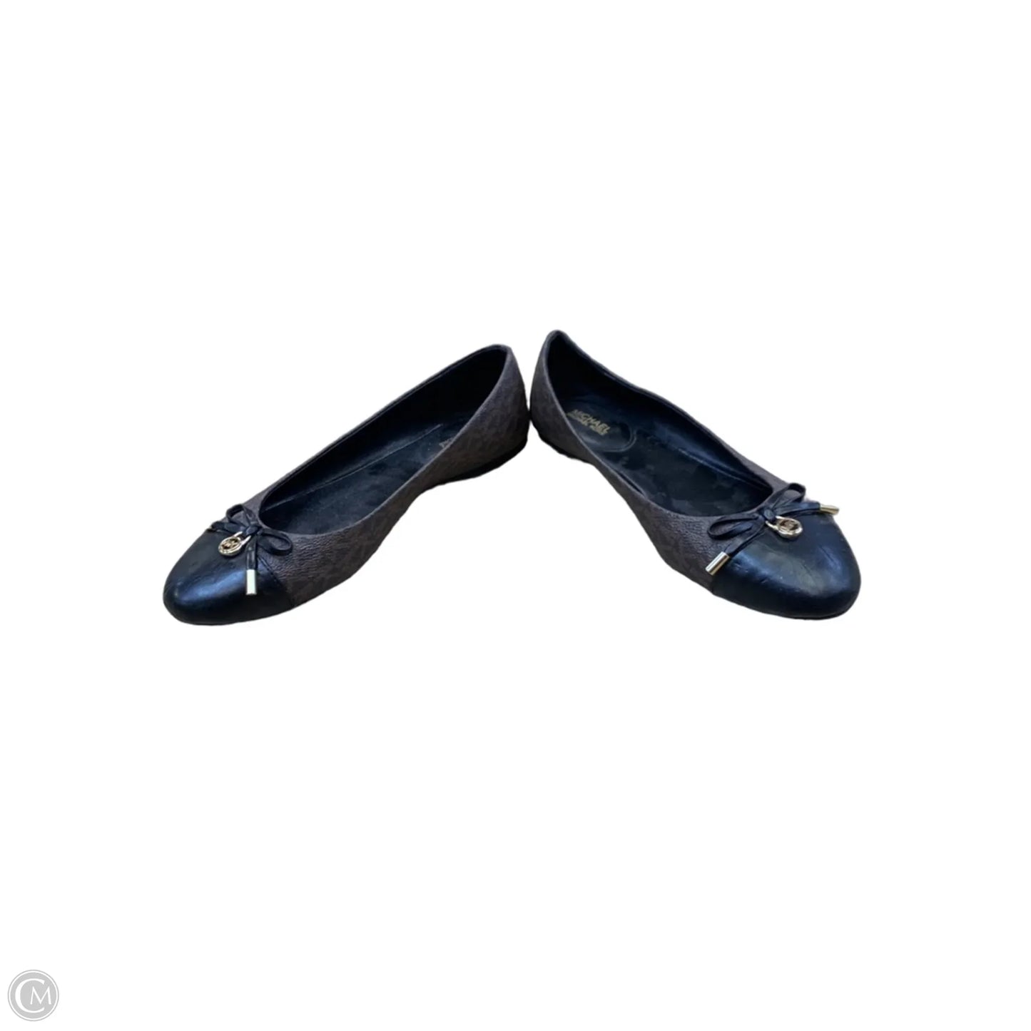 Shoes Flats By Michael By Michael Kors In Black & Brown, Size: 7