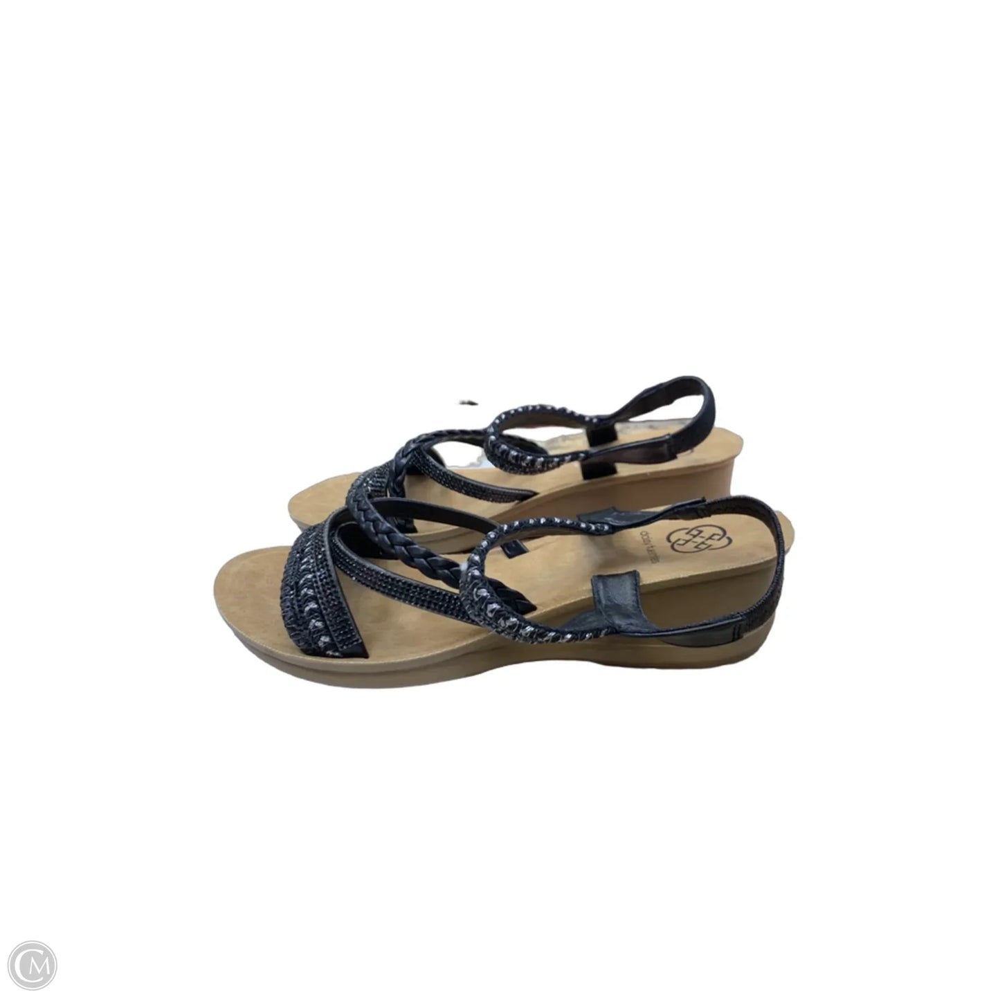 Shoes Heels Wedge By Daisy Fuentes In Black, Size: 10