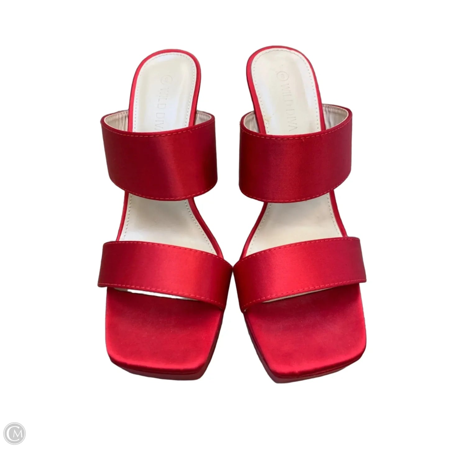 Shoes Heels Stiletto By Wild Diva In Red, Size: 8
