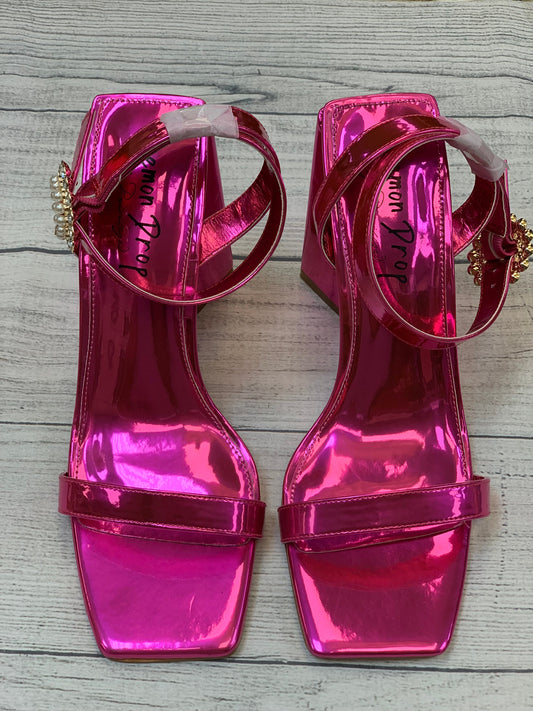 Pink Shoes Heels Stiletto Clothes Mentor, Size 6.5