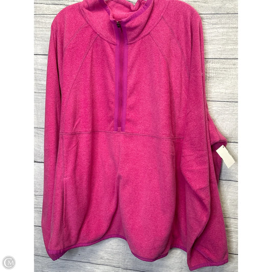 Athletic Fleece By Tek Gear In Pink, Size: 4x