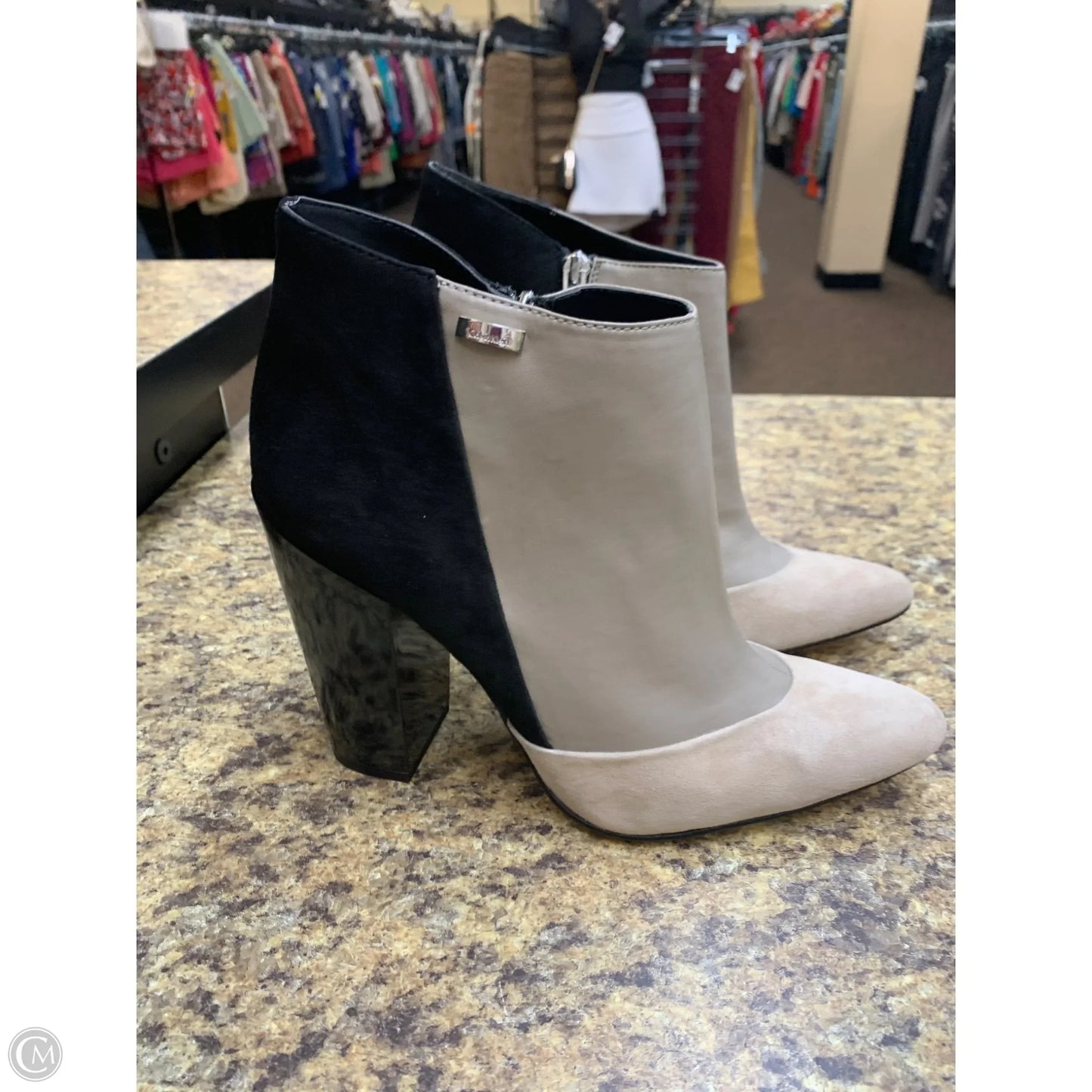 Boots Mid-calf Heels By Calvin Klein In Multi-colored, Size: 10