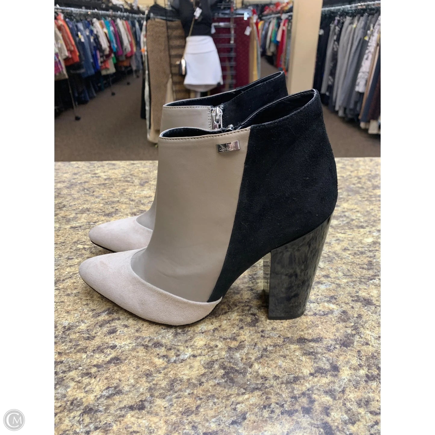 Boots Mid-calf Heels By Calvin Klein In Multi-colored, Size: 10