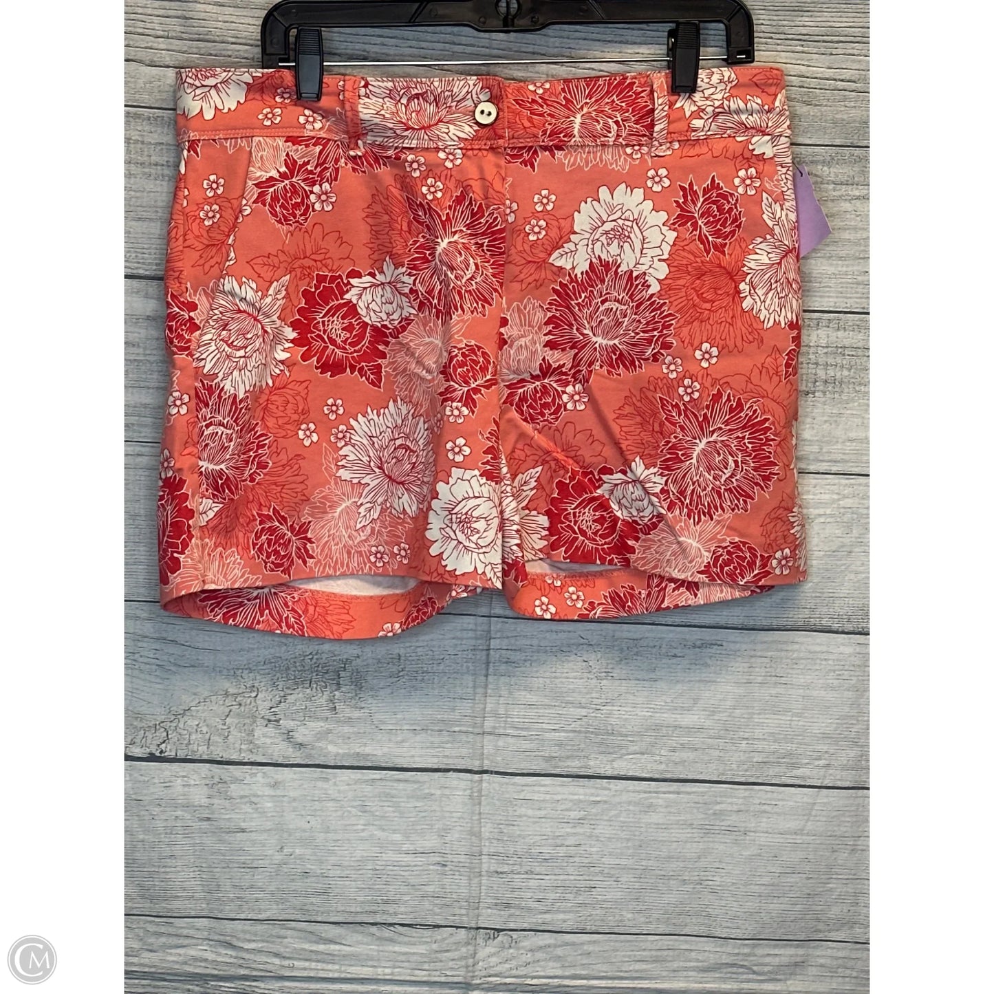 Shorts By Isaac Mizrahi In Floral Print, Size: 10