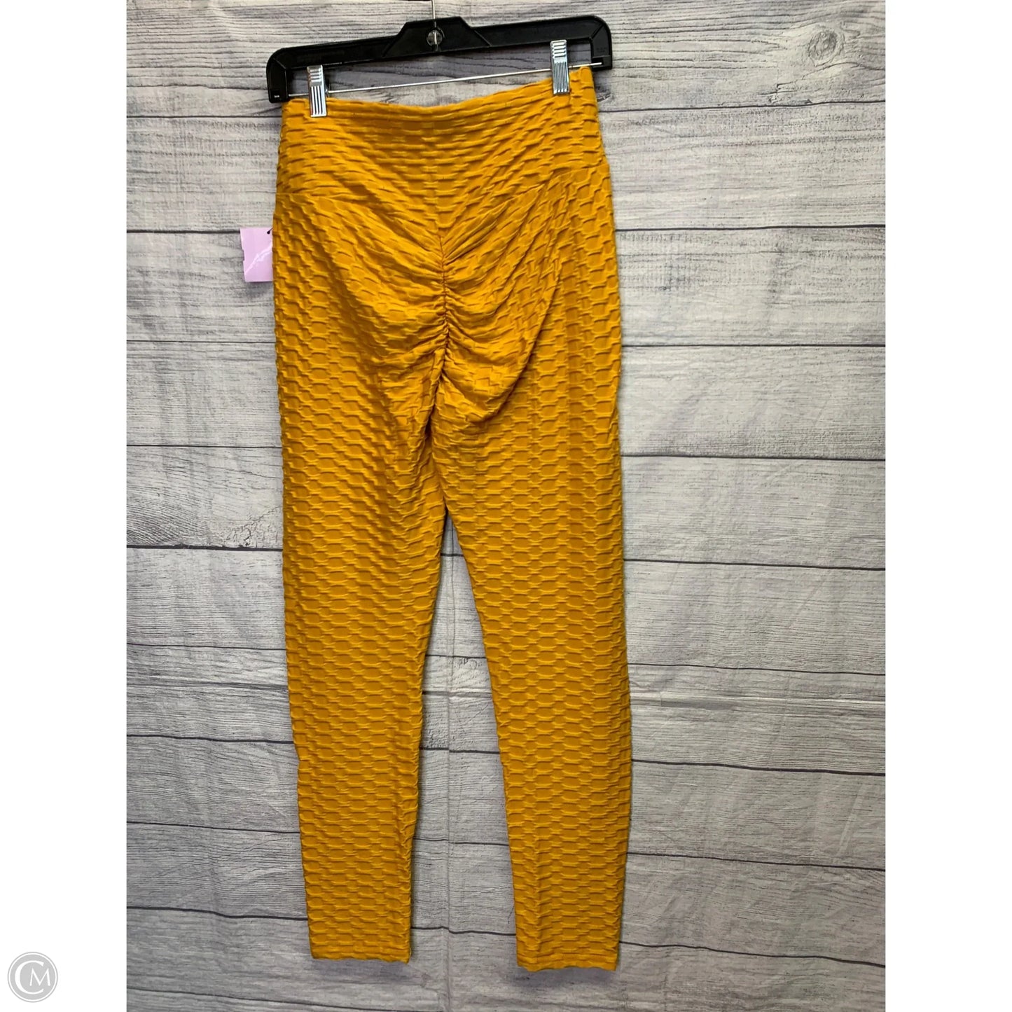 Pants Leggings By Clothes Mentor In Gold, Size: L