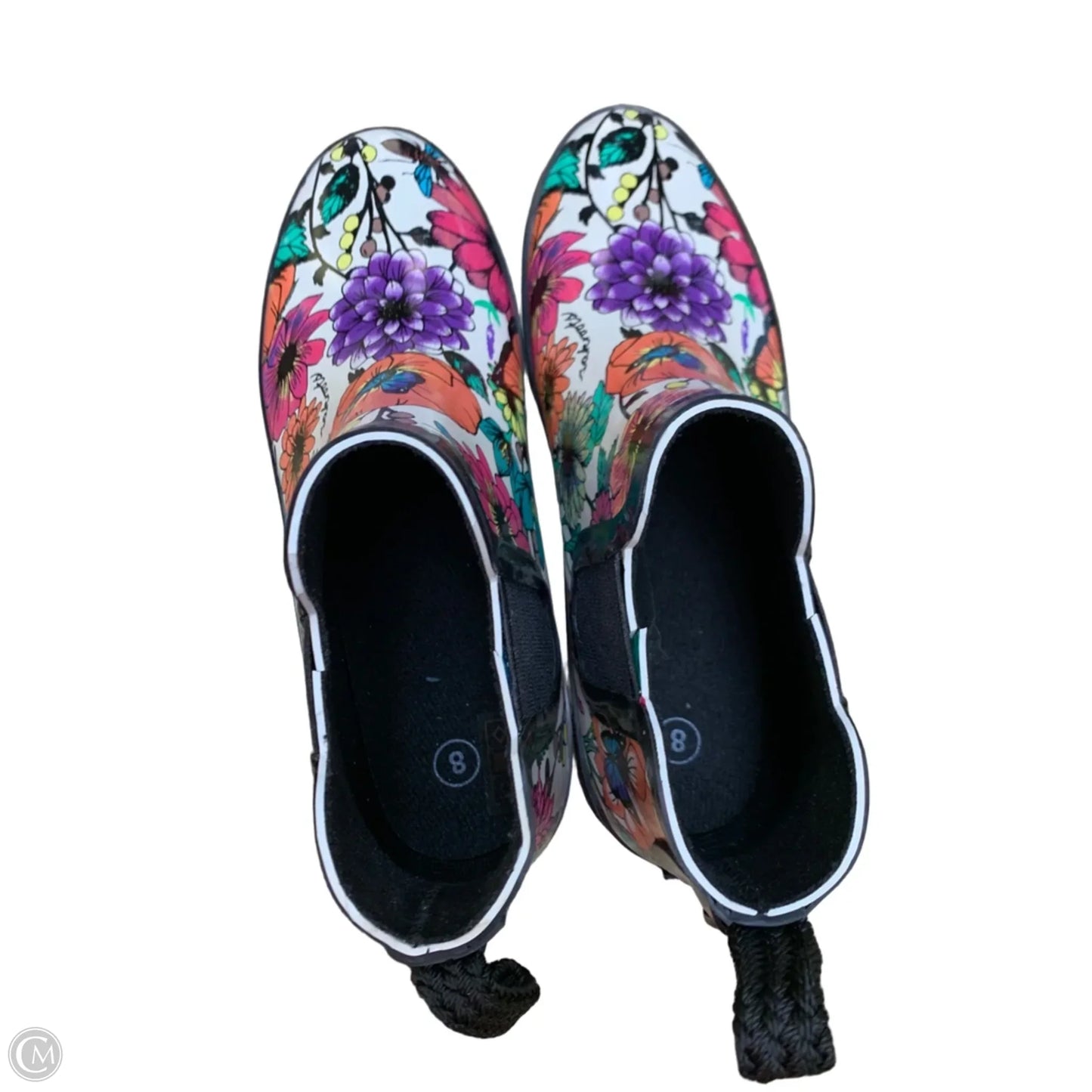 Boots Rain By Sakroots In Floral Print, Size: 8