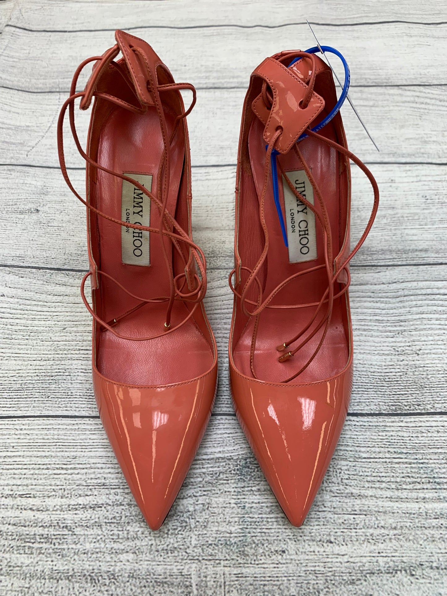 Pink Shoes Heels Kitten Jimmy Choo, Size 8