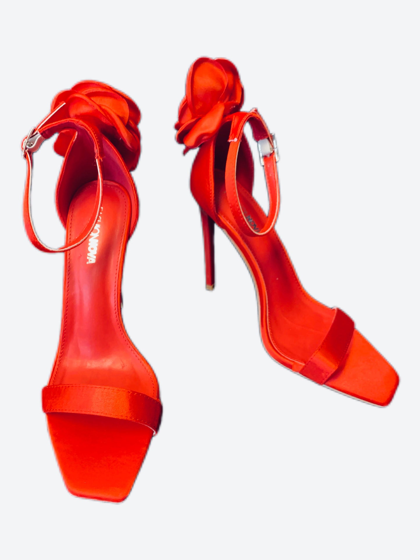 Shoes Heels Stiletto By Fashion Nova In Red, Size: 7