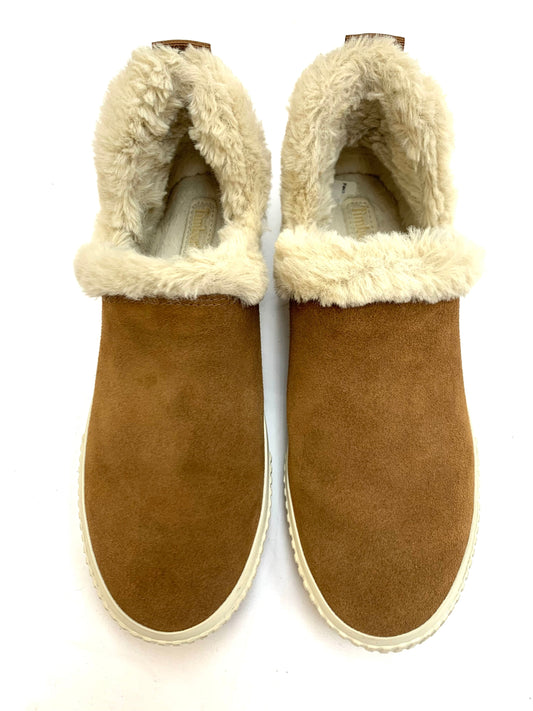 Boots Ankle Flats By Timberland In Brown & Cream, Size: 8