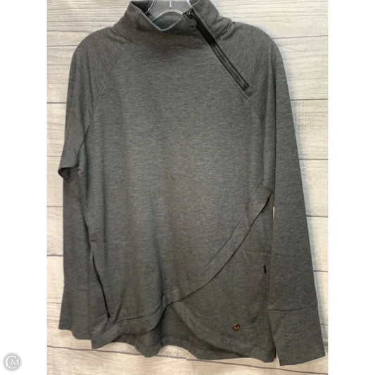 Athletic Jacket By Jones New York In Grey, Size: M