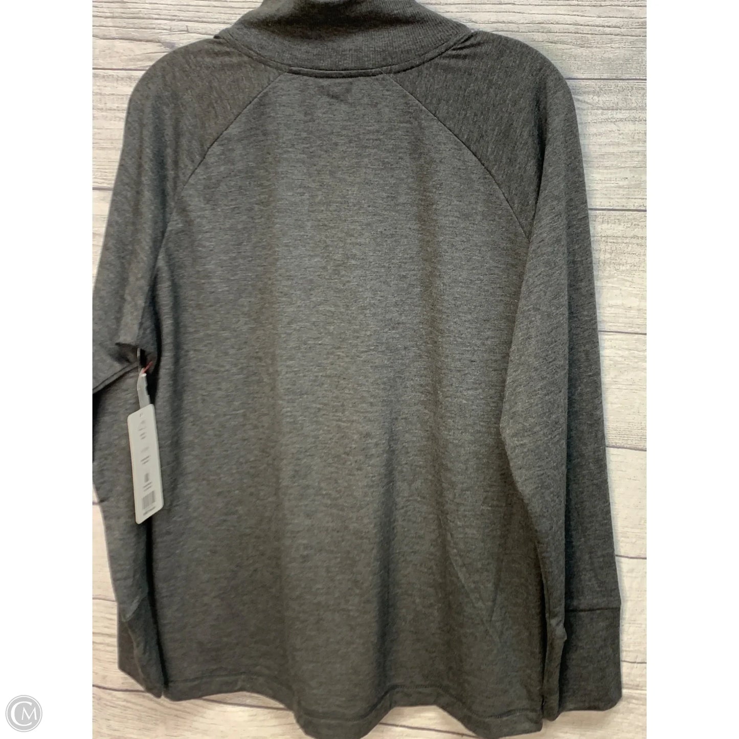 Athletic Jacket By Jones New York In Grey, Size: M