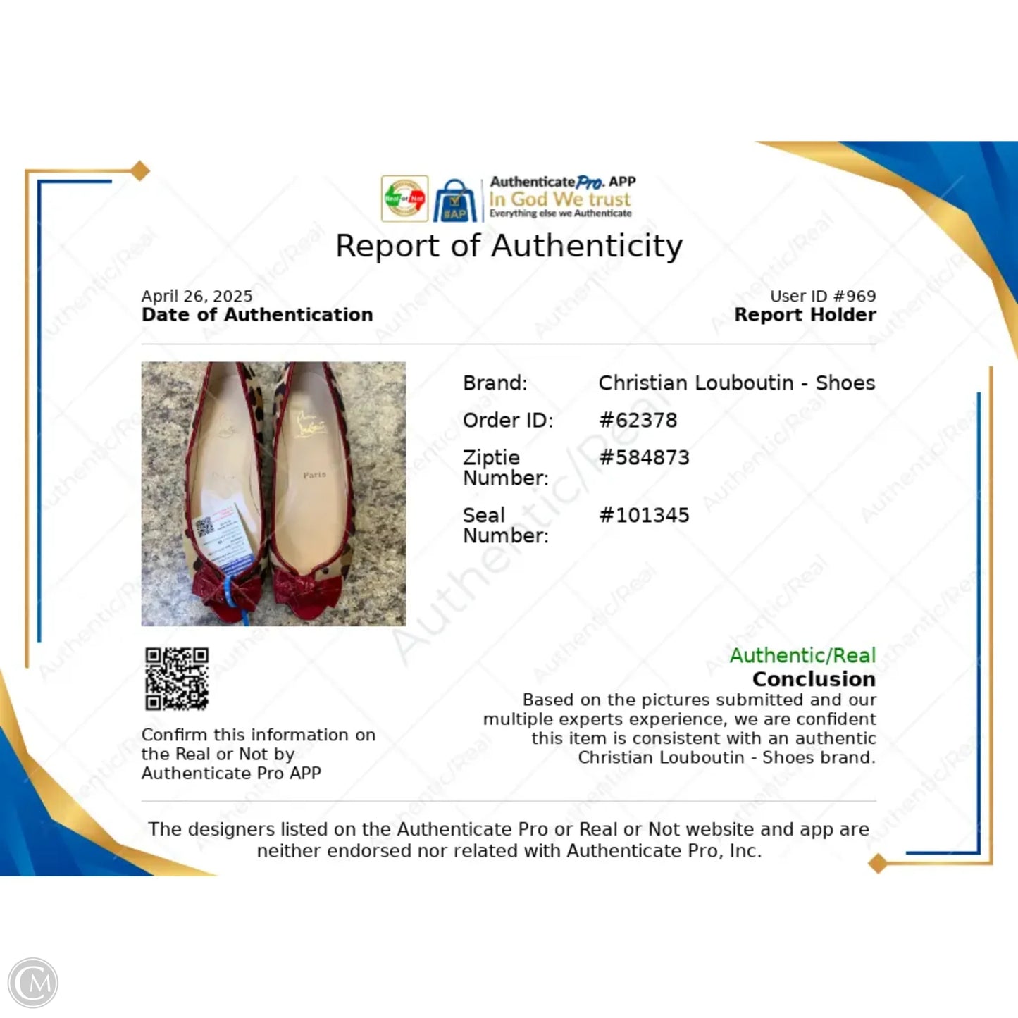 Shoes Luxury Designer By Christian Louboutin In Animal Print, Size: 8.5