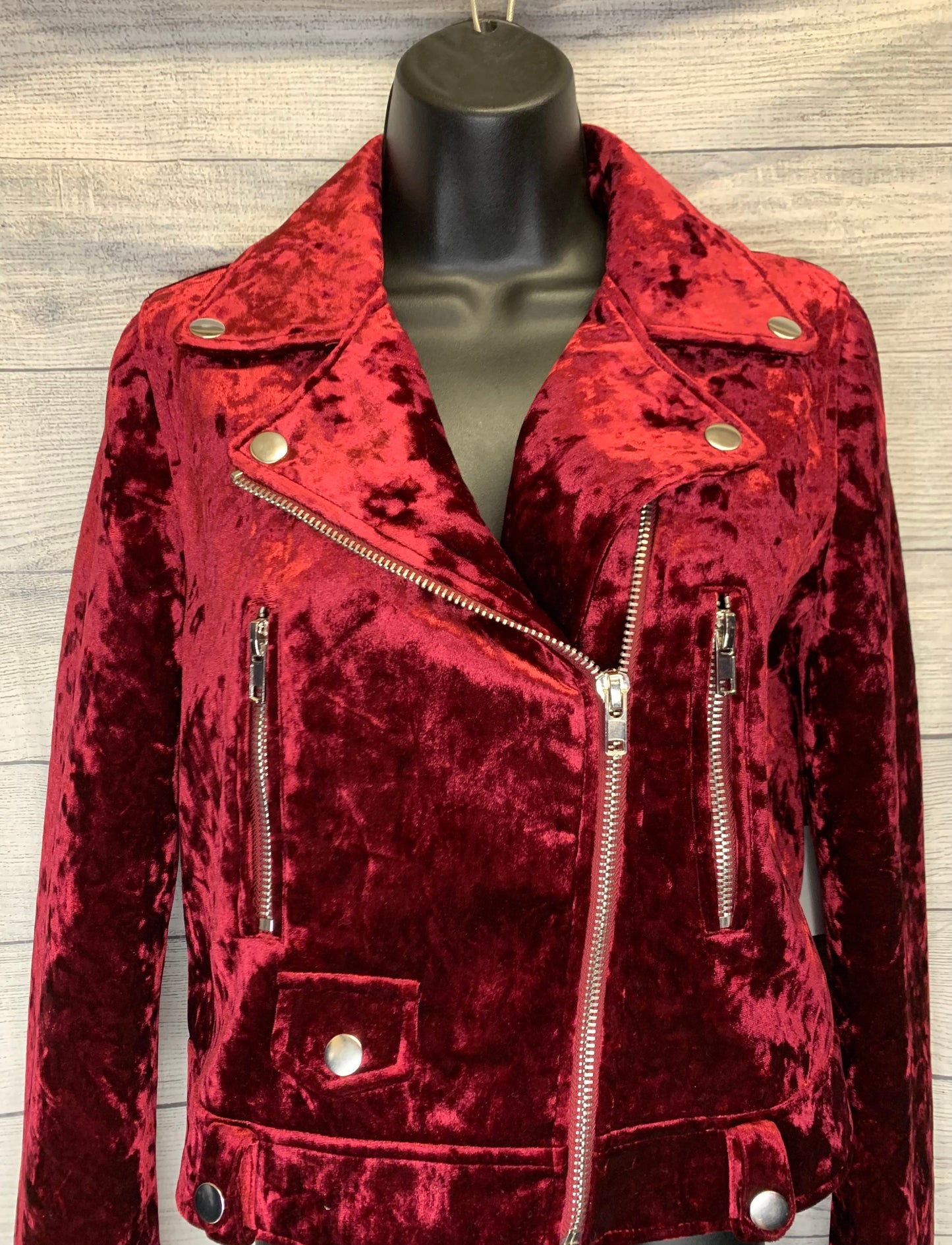 Jacket Other By Forever 21 In Red, Size: M