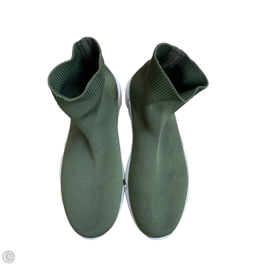 Shoes Sneakers By Bamboo In Green, Size: 7