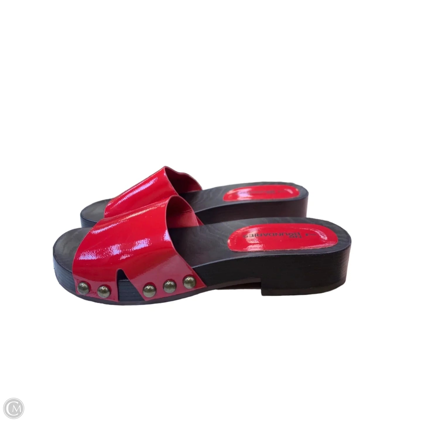Sandals Flats By No Boundaries In Brown & Red, Size: 7