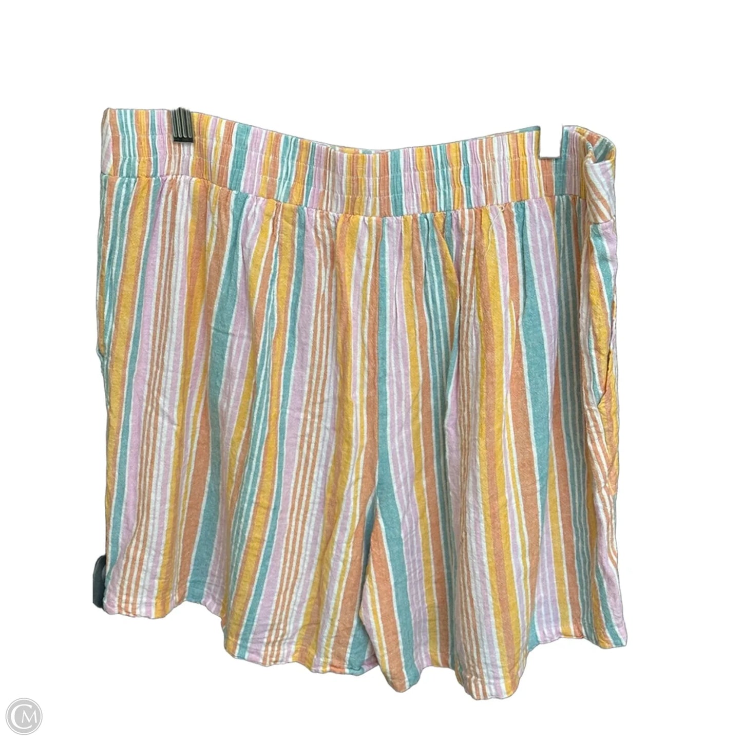 Shorts By Cato In Striped Pattern, Size: 14
