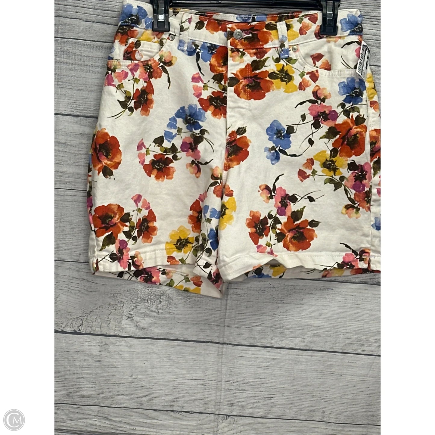 Shorts By Gloria Vanderbilt In White, Size: 12