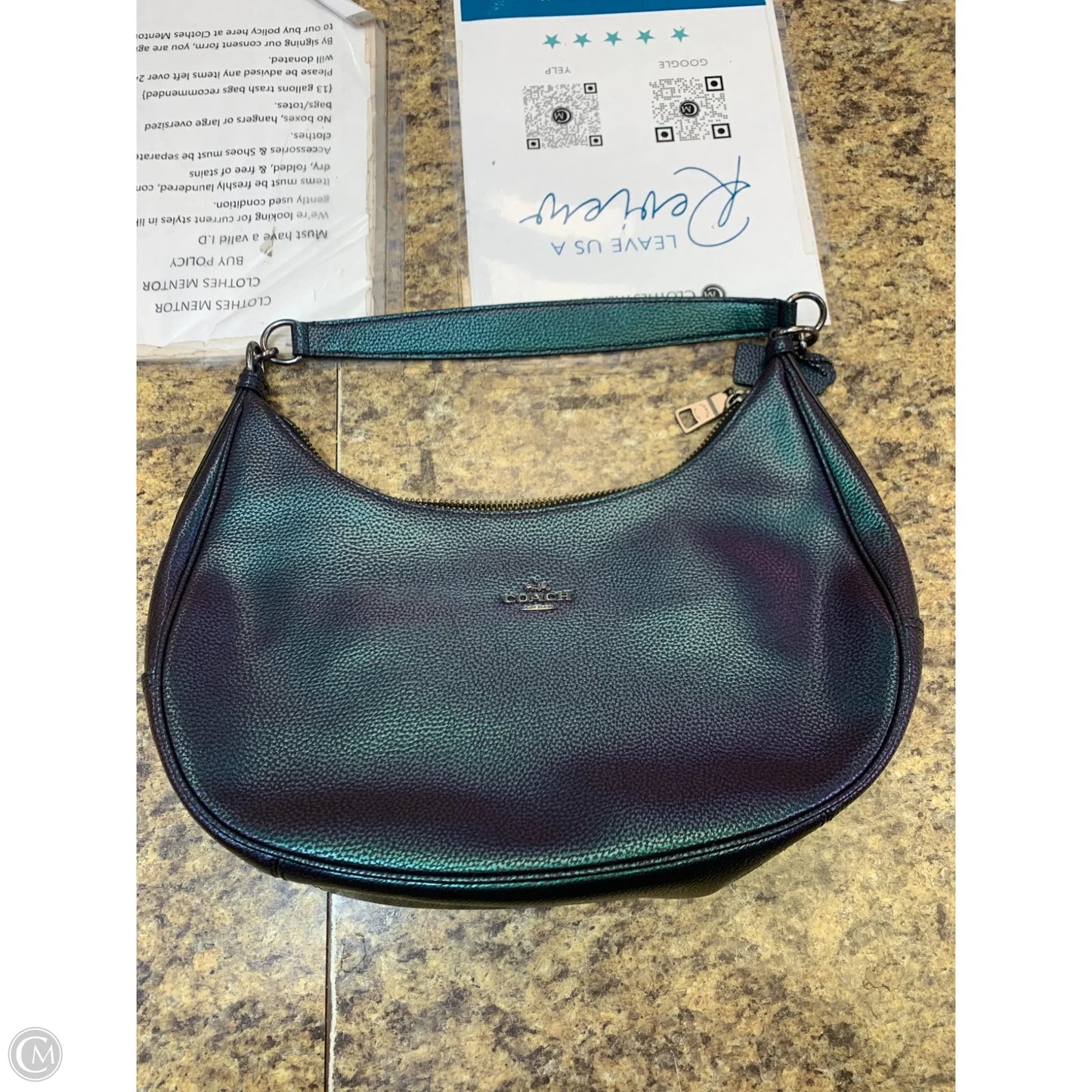 Handbag Designer By Coach, Size: Medium