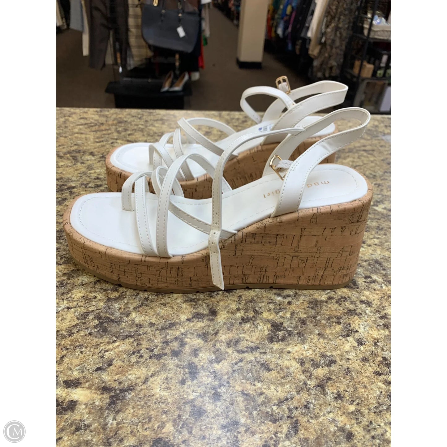Shoes Heels Platform By Madden Girl In White, Size: 9.5