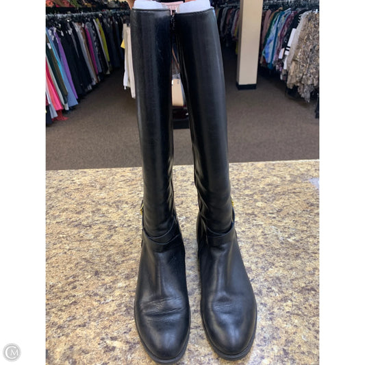 Boots Knee Flats By Ralph Lauren In Black, Size: 9