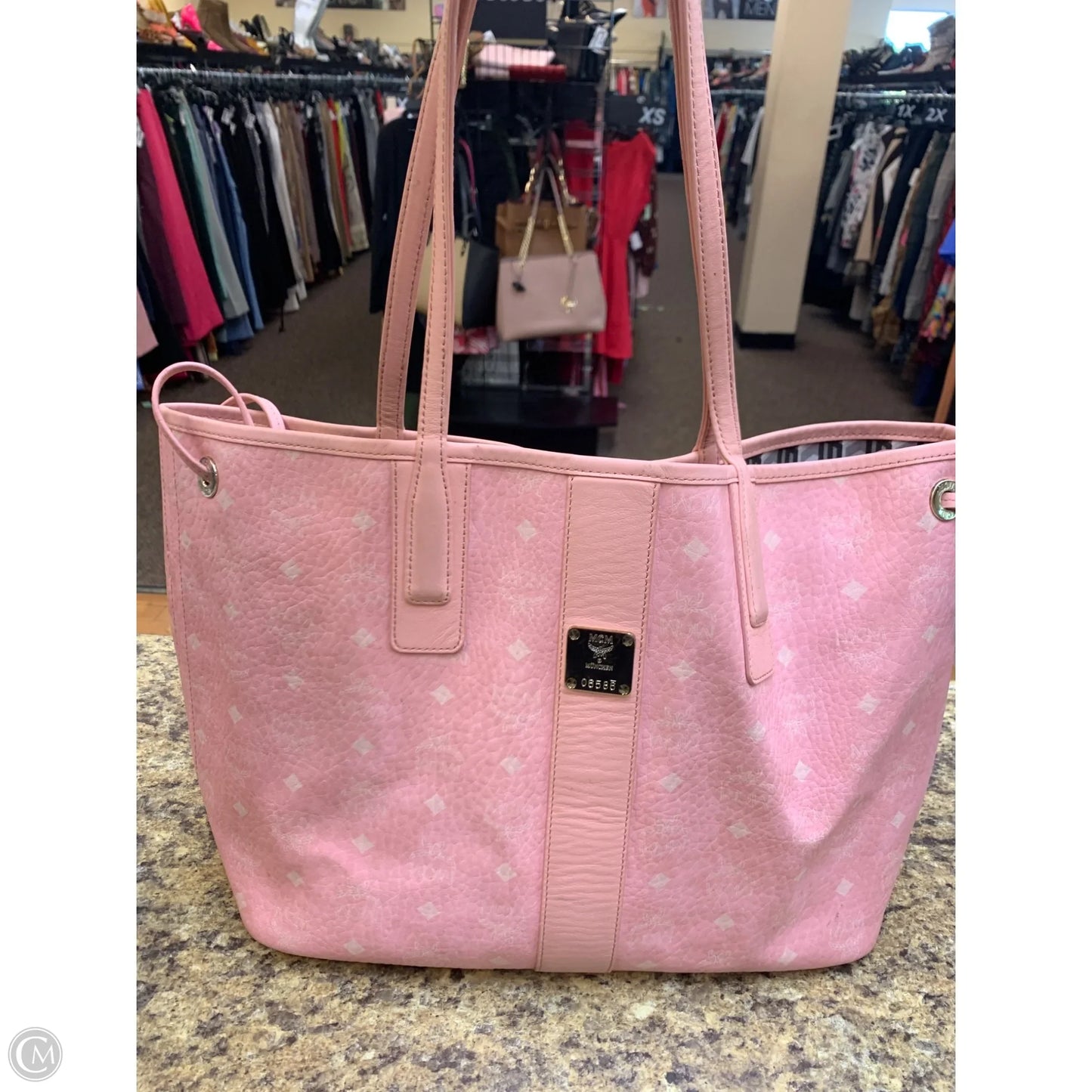 Tote Luxury Designer By Mcm, Size: Medium