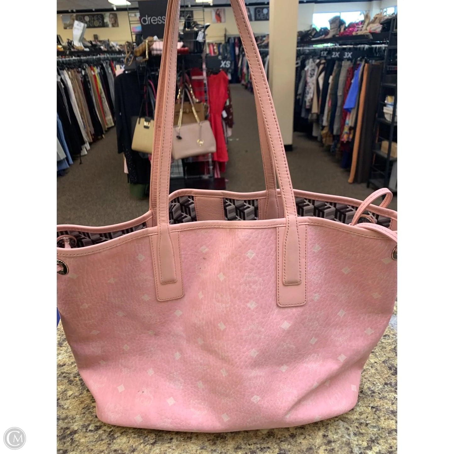 Tote Luxury Designer By Mcm, Size: Medium