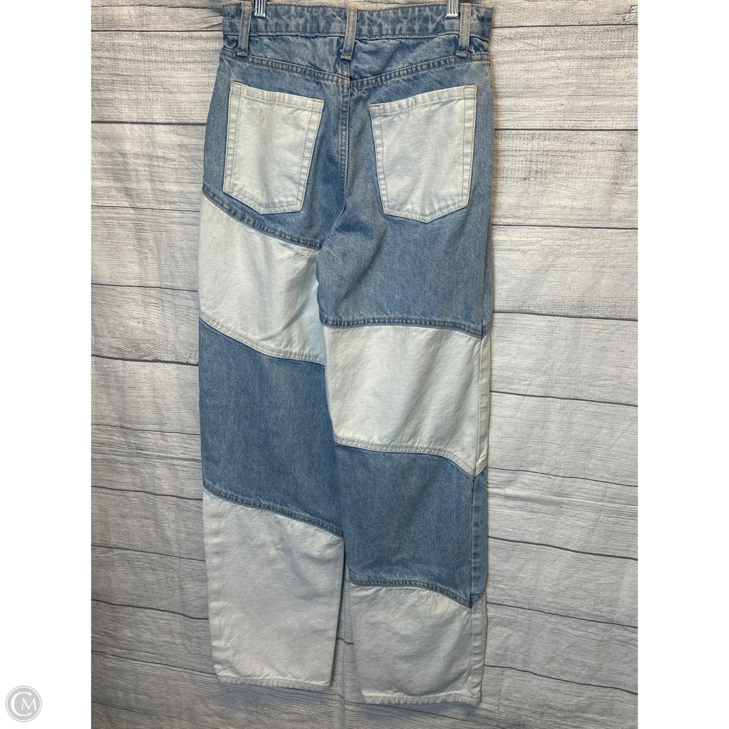 Jeans Straight By Wild Fable In Blue & White, Size: 2