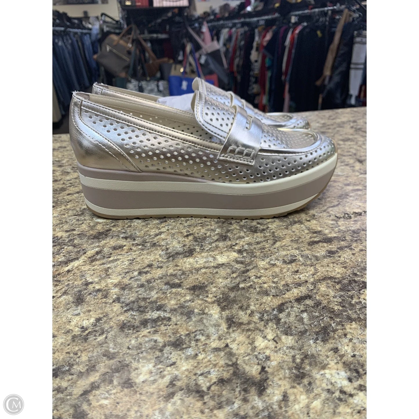 Shoes Sneakers Platform By Dolce Vita In Taupe, Size: 8