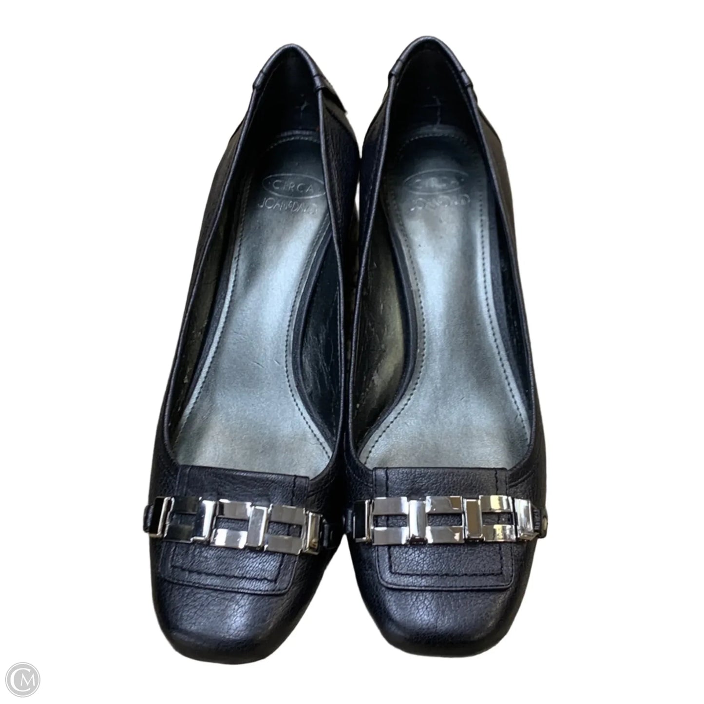 Shoes Heels Block By Circa Joan And David In Grey, Size: 7.5